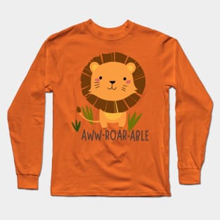 Lion Roar Design Long Sleeve T-Shirt